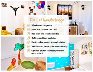 Maison Disney WonderLodge - Proche Paris et Parc Disney - 8 voyageurs - 8