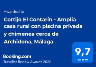 Cortijo El Contarín - Amplia casa rural con piscina privada y chimenea cerca de Archidona, Málaga - 9