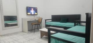 une chambre, un salon, cuisine et balcon - 7