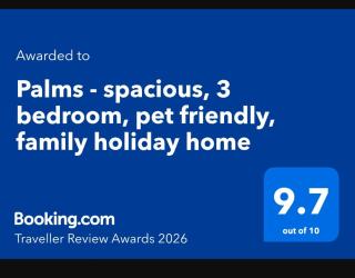 Palms - spacious, 3 bedroom, pet friendly, family holiday home - 9