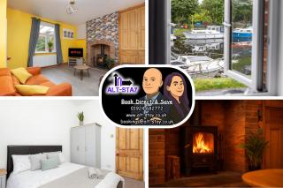 Calder Row by Alt-Stay - 3 Bed Canal Side Cottage - Parking, WiFi & Stunning Views - Contractors & Relocations - Weekly & Monthly Rates - 0