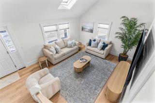 New Family Coastal Retreat Game Room Firepit - 5