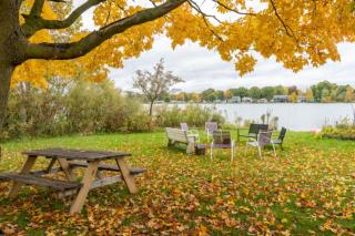 Campau Lake Sunshine Cottage with Tiki game house 4 King Beds - 3