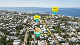 Out of Office Beaches Private Pool Steps to Beach Sleeps 15 - Rosemary Beach - 8