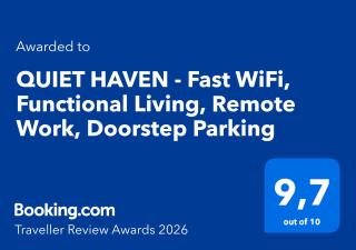 QUIET HAVEN - Fast WiFi, Functional Living, Remote Work, Doorstep Parking - 5