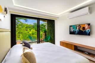 Studio with AC Pool Gym, Rooftop view 100MB WIFI - 0