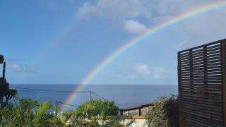 Ti Kay Vet - logement et son jardin avec son coucher de soleil - 8