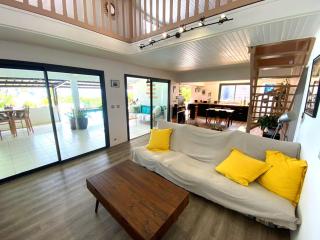 Villa Papangues piscine chaufée et vue panoramique océan - 9