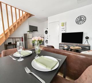 Duplex, Studio Le Cycle, clair, calme, parfait à 2 - Marly - 0