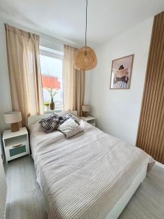 Apartament Etna Kołobrzeg - 2 pokoje, balkon, 450 m do plaży, port i molo, self check-in - 9