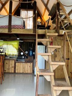 Canada House Queen bed in 2nd floor dbl sofa bed in 1st floor BBQ Private pool, river - Jarabacoa - 3