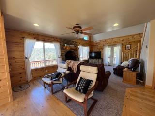 Sled and 45m Bryce & Zion Secluded Cabin Fireplace - 7