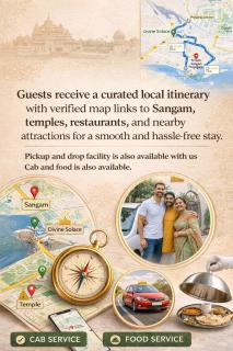 Divine Solace GF2 Comfy stay near Triveni Sangam - 7