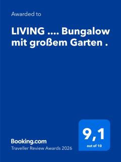 LIVING .... Bungalow mit großem Garten . - 8