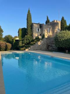 Château Les Boissieres aux portes d'Uzes 26 couchages Piscine Sauna en bord de rivière Cadre exceptionnel - 0