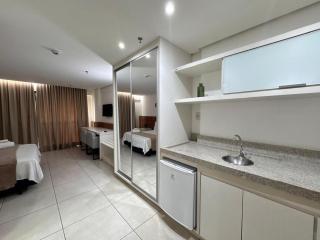 Apartamento Flat com Cozinha completa e sacada - 3