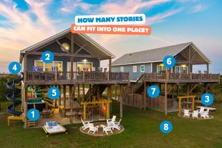 Double Beachfront Bliss | 2 Side-by-Side Homes | 8BR | 2 Spas | Sleeps 24 - 2