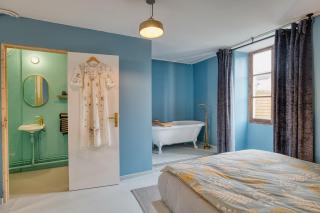 Suite Privée, Bain, Kitchenette, en Champagne - 3