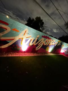 Poolside Paradise Big Backyard Arcade Mural - 5