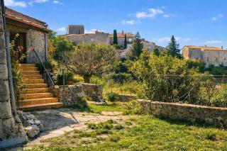 Maison à Balazuc, terrasse avec vue sur l'Ardèche - 9