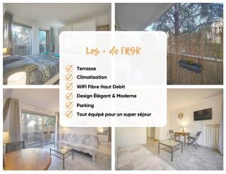 FRGK Tamaris Apartment Antibes Terrace, AC & Ultra-Fast Wi-Fi - Antibes - 9