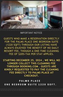 Palms Place One Bedroom Suite 1220 sqft - 9