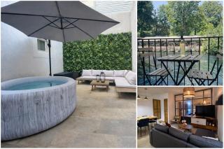 Jacuzzi & Terrasse en bord de rivière - 0