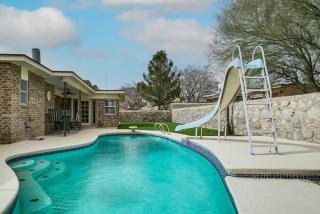 Patio and Fenced Yard Group Getaway Near Fort Bliss - 0