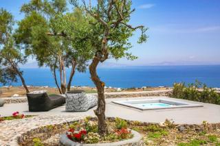 Luxury Santorini Villa Villa Elysian Dyo Private Hot Tub Air Conditioning - 7