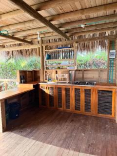 Cabaña de playa 6 personas con cocina y kiosko privado - 9