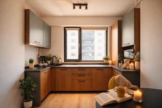 Stylish Modern Studio with Colorful Touches at Ivory Residence - 9