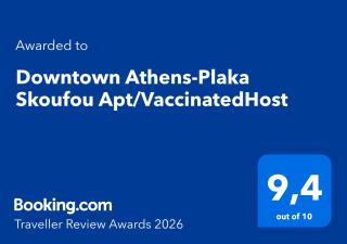 Downtown Athens-Plaka Skoufou Apt/VaccinatedHost - 9