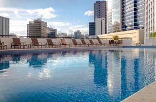 Apartamento 45m dentro de Rede Hoteleira - Com cozinha, varanda e lavanderia! - 1