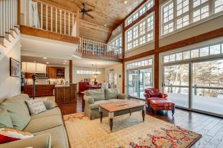 Beach & Mtn Views! Lakefront Moultonborough Home - 2