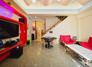 小熊城堡民宿-免費停車 !!新歌KTV-過山車電動麻將-露天烤肉-以上設備僅限包棟使用 # 選Villa才是包棟 # - 16人以下可少人包棟請電聯!! - 6