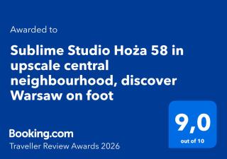 Sublime Studio Hoża 58 in upscale central neighbourhood, discover Warsaw on foot - 3
