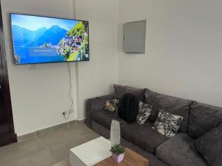 Modern Studio 1BR, Celia TMG, New Administrative, New Capital, Fully Equipped, King Bed, Ground Floor - 1