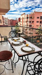 Appartement Haut Standing 2 Chambres avec 2 Terrasses au Centre Gueliz Marrakech - 9