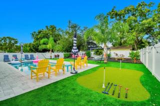South Tampa- VIP- Concierge- Backyard Oasis- Pool- Hammock- Golf- Fire- Pit- Games- Pool Table - 9