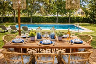 Villa Abu Lita 3 minutos andando playa Renovada Piscina y Jardin XXL Autentico lujo - 5