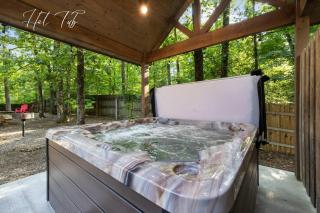 2BR Private Cabin - HotTub - Fire Pit - BBQ - Patio - 0