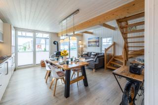 Komfortables Ferienhaus mit Feldblick und Hafen - 8