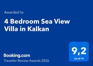 4 Bedroom Sea View Villa in Kalkan - 9