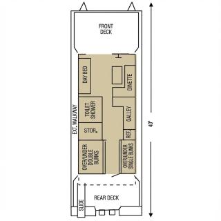 Stylish Party Platform Houseboat - Group of 6 - Sportsman Floating boat - Wi-Fi HB12 - 1