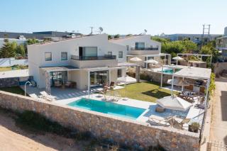 Pelagia's Loft Villas Haroupi & Rodi with Private Heated Pools, 5 Walking Distance to the Beach - 0