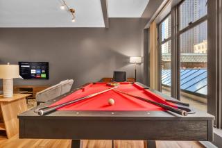 Playhouse Square Flat • Pool Table - 0