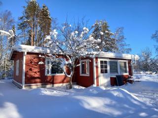 Mökki joen rannalla Pudasjärvellä - 0