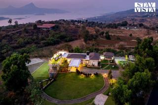 StayVista at Beyond Infinity with Hill View, BBQ - 8