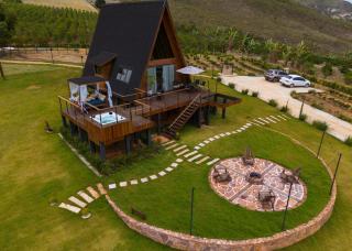 Cabana Kattegat, luxo, jacuzzi, lareira, vista espetacular - 1