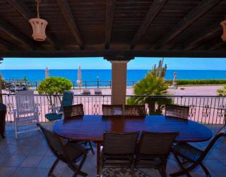 VILLA GABBIANO - Exclusive seafront Villa with Panoramic Views, Pool, Garden & Private Beach Access - ANZIO - 8